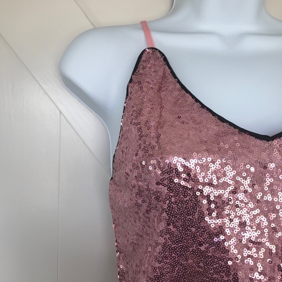 Pink Sequin Tank Top - Picture 5 of 6